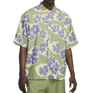 Nike Sportswear Uphoria Project Mesh Short Sleeve Shirt SZ Men's L Green&Purple